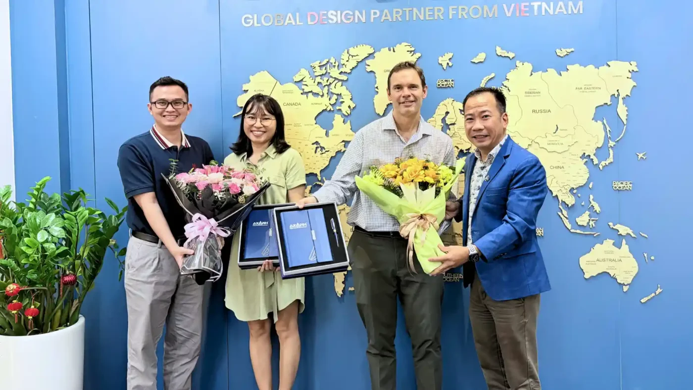 Đối tác quốc tế đến thăm AXANH tại văn phòng