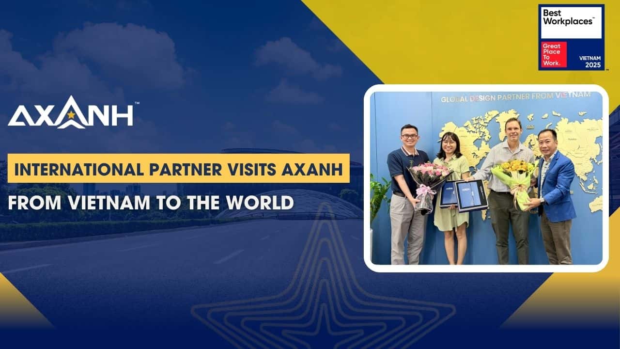 International partner visits AXANH at the office