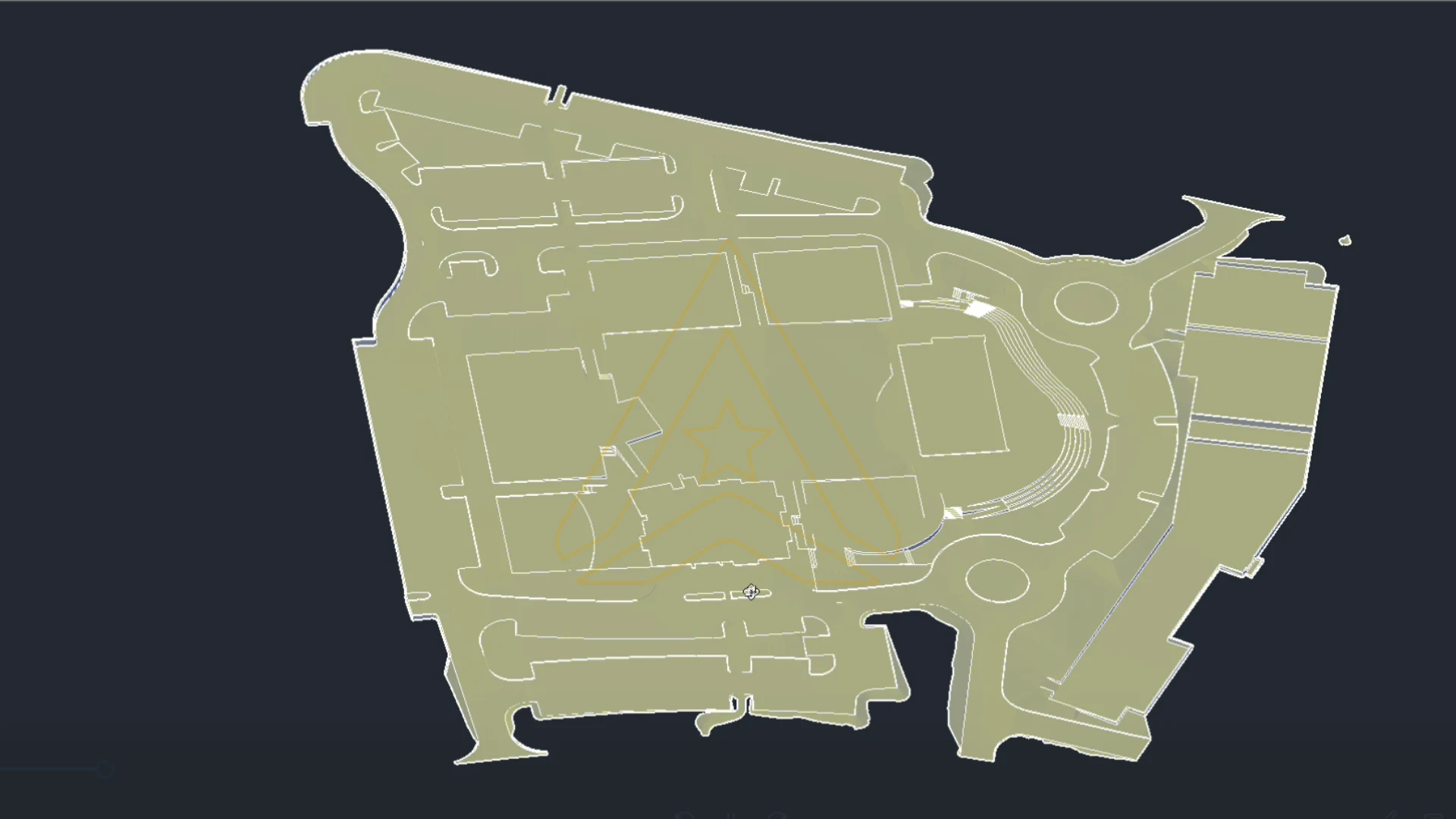 Detailed Grading Design for a Community Center Campus building pad and ramp coordination