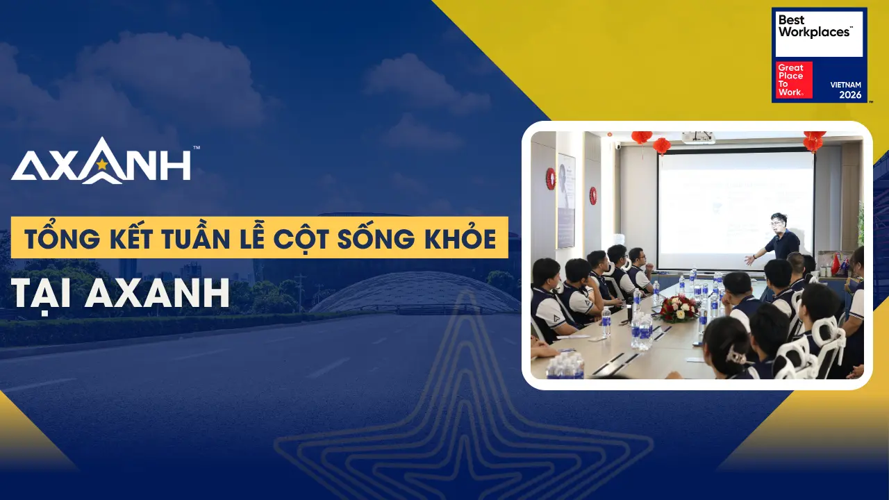 Các thành viên tham gia Tuần lễ Cột sống khỏe tại AXANH