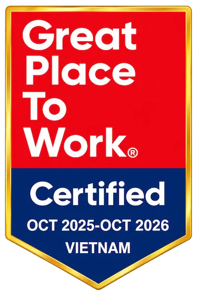 Logo of Great Place To Work Vietnam, October 2025–October 2026.