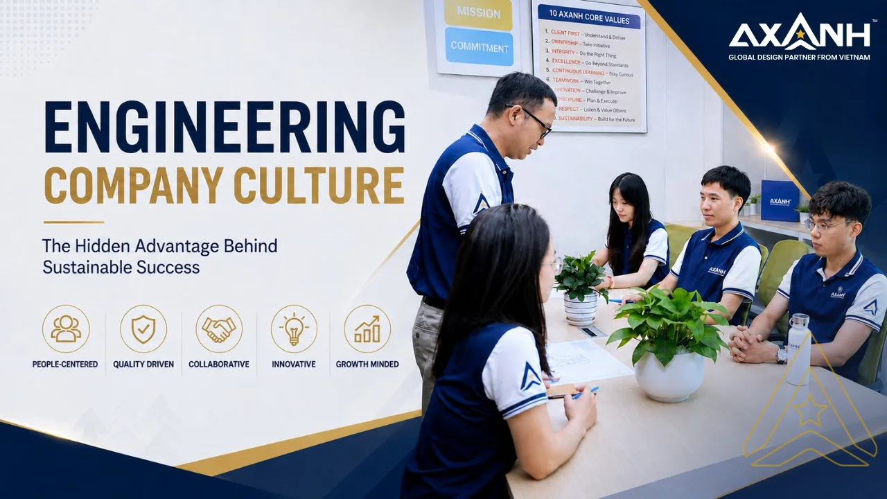 The AXANH Culture House framework for engineering company culture, well-being and shared success