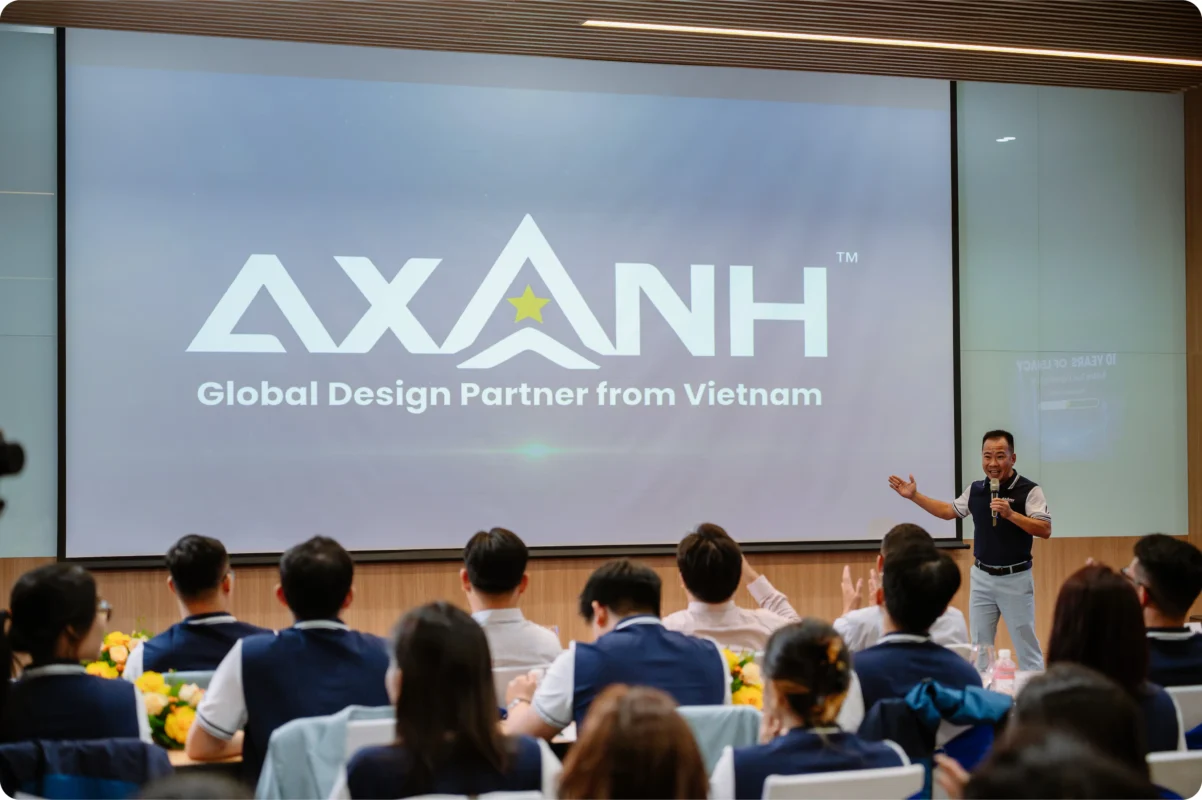 Hình ảnh đại diện cho hành trình phát triển từ nền tảng AXA Engineers đến AXANH
