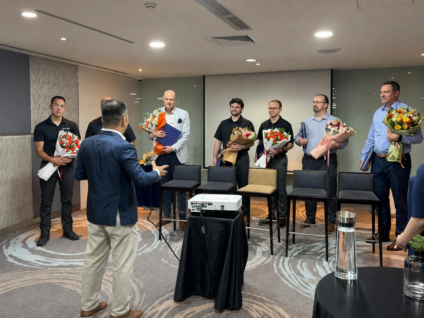 Closing recognition following the Utah Valley University MBA strategic consulting presentation with AXANH.
