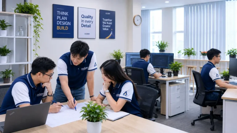 Kỹ sư trẻ rèn luyện kỹ năng làm dự án quốc tế cùng đồng nghiệp