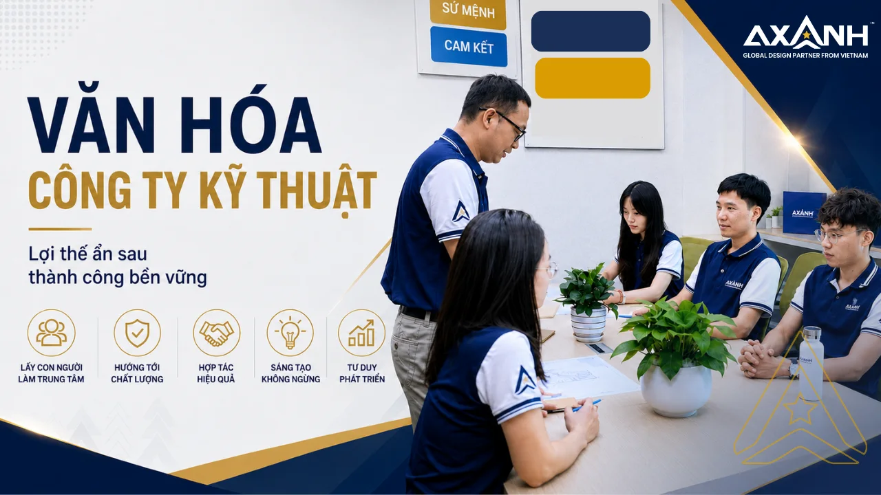 Ngôi nhà Văn hóa AXANH và hệ thống văn hóa doanh nghiệp kỹ thuật