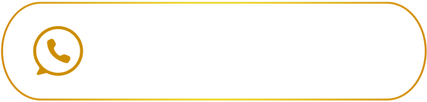 Logo of WhatsApp and “Chat on WhatsApp” in gold-outlined rounded button.
