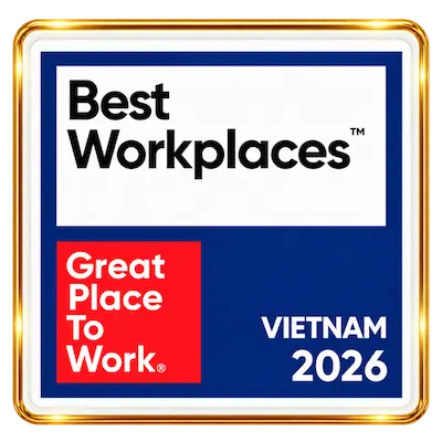 Logo of the Great Place To Work Best Workplaces 2026 Vietnam award.
